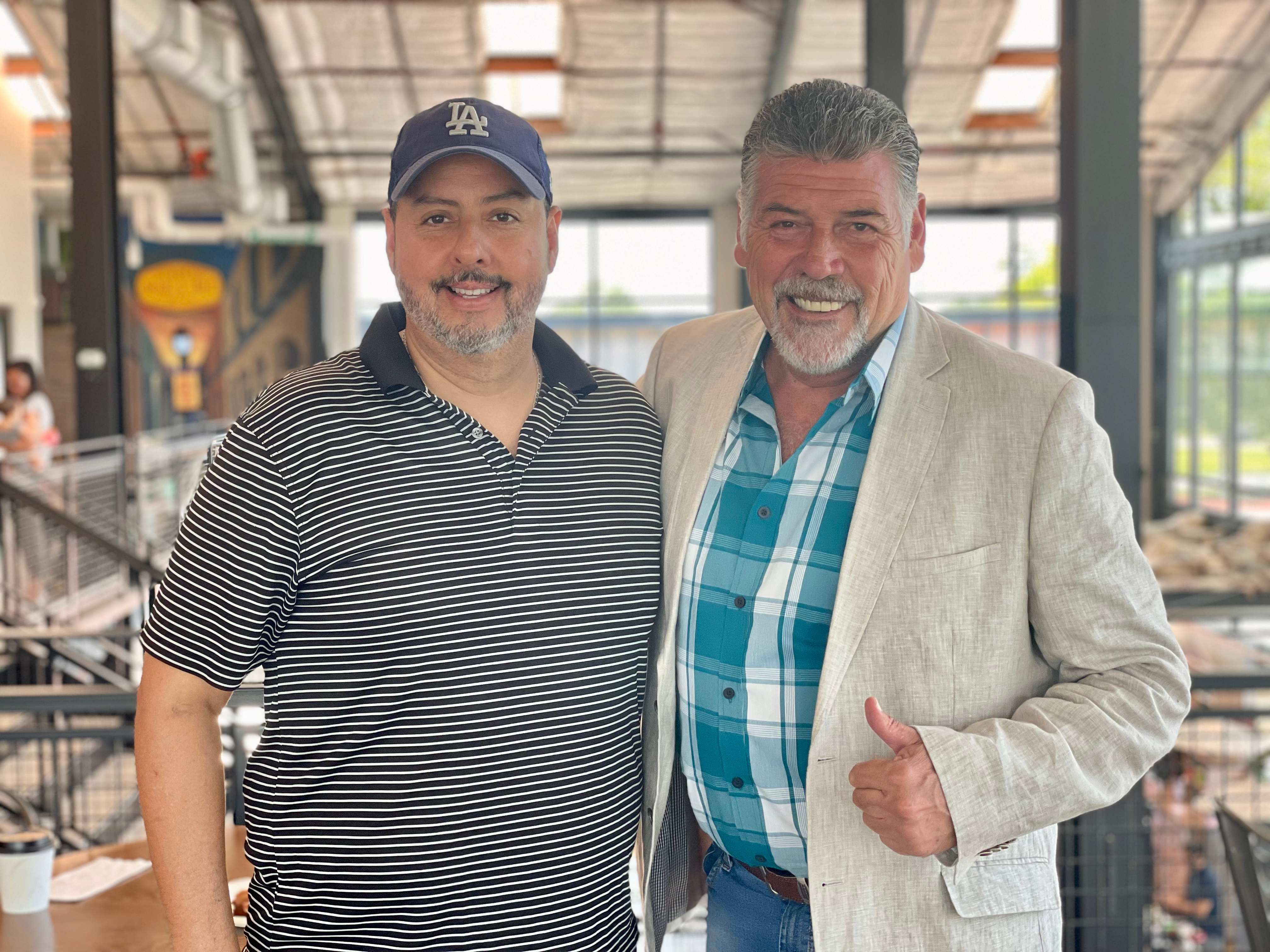 Danilo with Guillermo Quintanilla